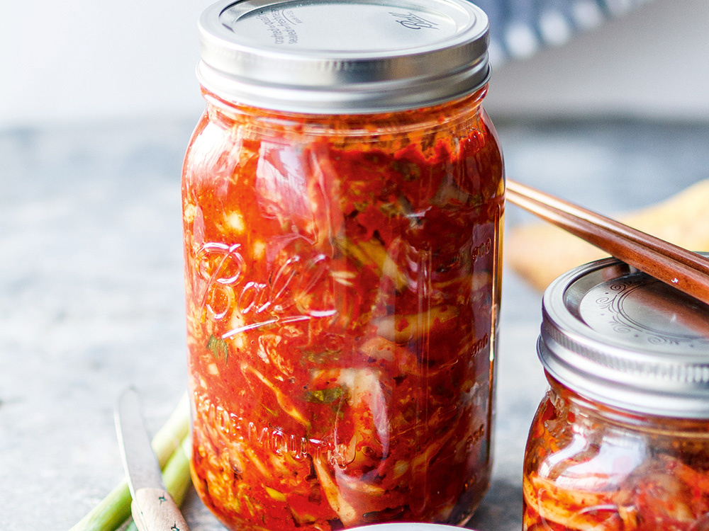 Kimchi mit Birne