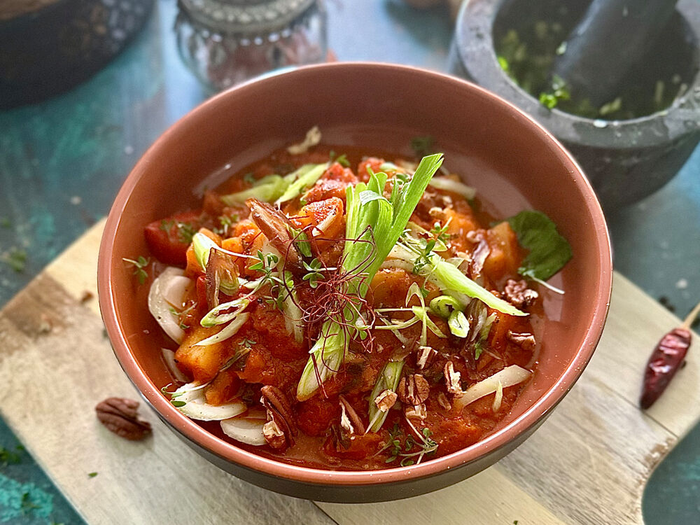 Orientalisches Kartoffelgulasch