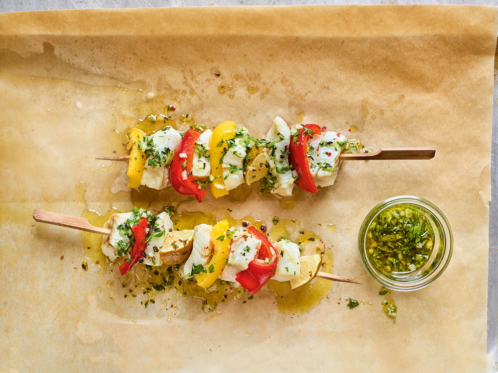 Fischspieße mit Chimichurri | FOODIE Fischspieße mit Chimichurri | FOODIE
