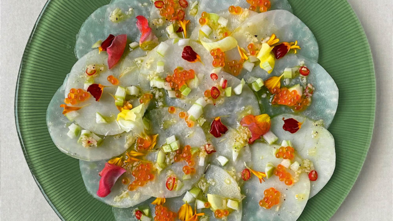 kohlrabicarpaccio