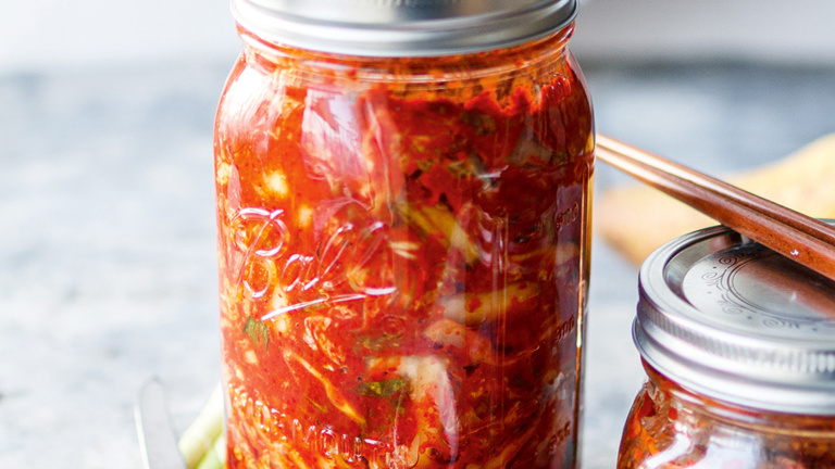 Kimchi mit Birne 